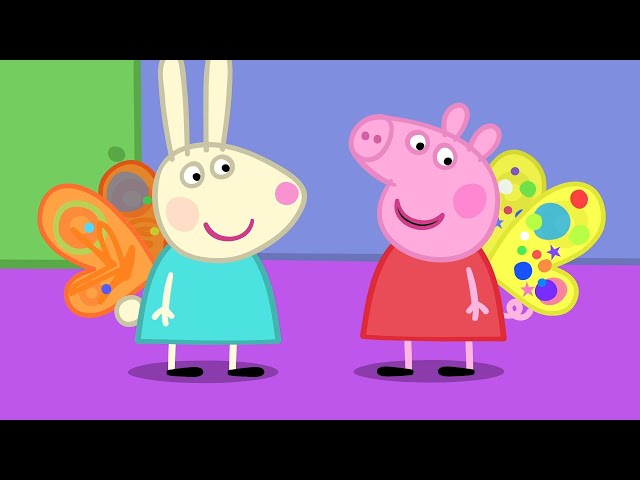 Peppa Makes A Butterfly Costume! | Kid TV And Stories