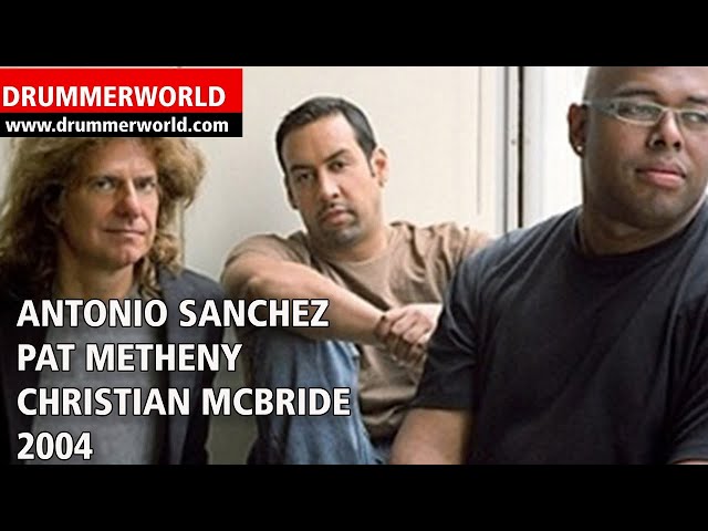 Antonio Sanchez - Pat Metheny Trio - Christian McBride - Concert in Switzerland - 2004