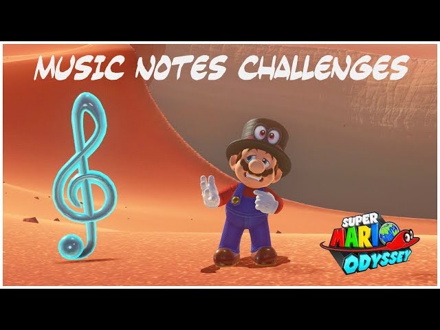Super Mario Odyssey - Music Notes Challenges