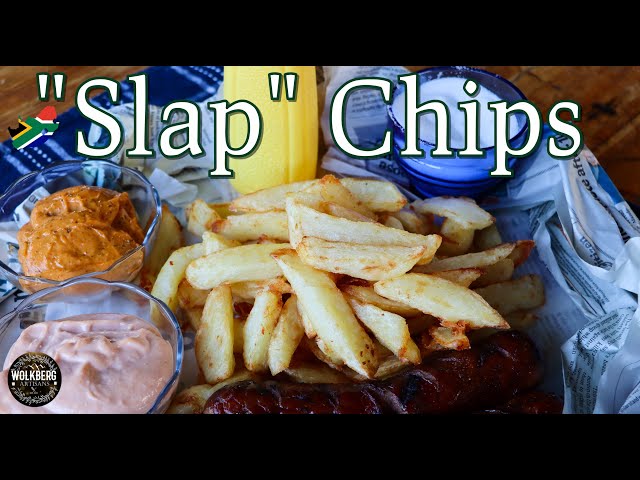 How to make Traditional "Slap" Chips Recipe | South Africa's King of Fast Food | Mzanzi Cooking