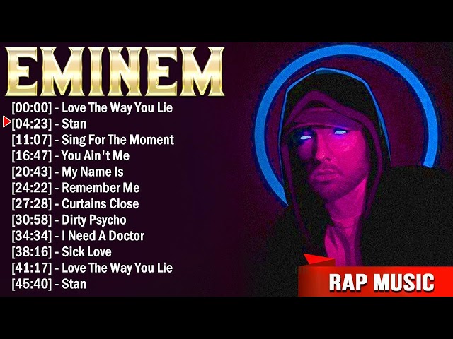 Eminem The Best Rap Hits Full Album 2024 - HIP HOP OLD SCHOOL MIX