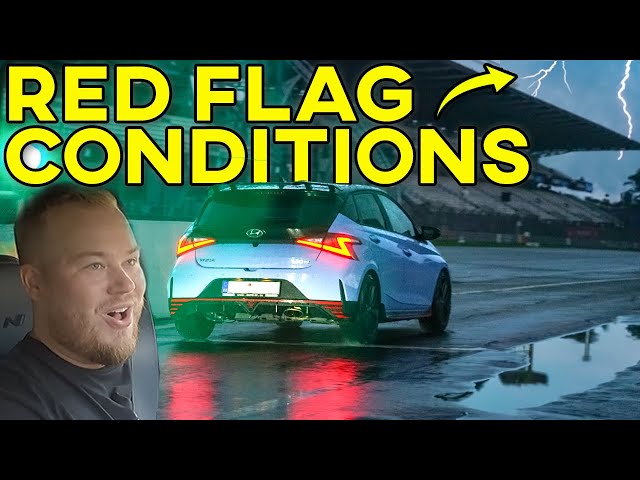Our Only Nurburgring GP Lap Was RED FLAGGED by Thunderstorm