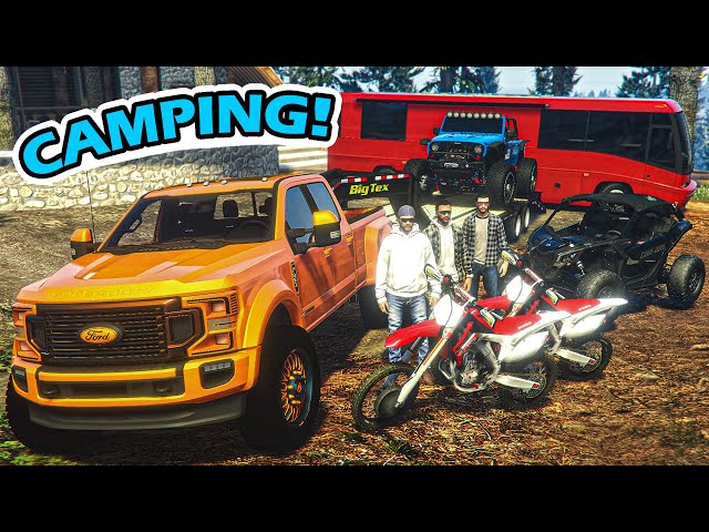 "The Boys" Go Luxury Camping In GTA 5 RP..