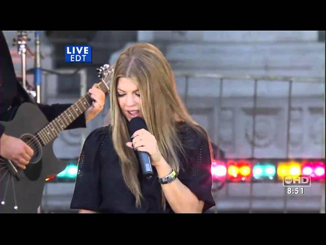 Fergie - Big Girls Dont Cry Live HQ (good morning america 05-25-07)