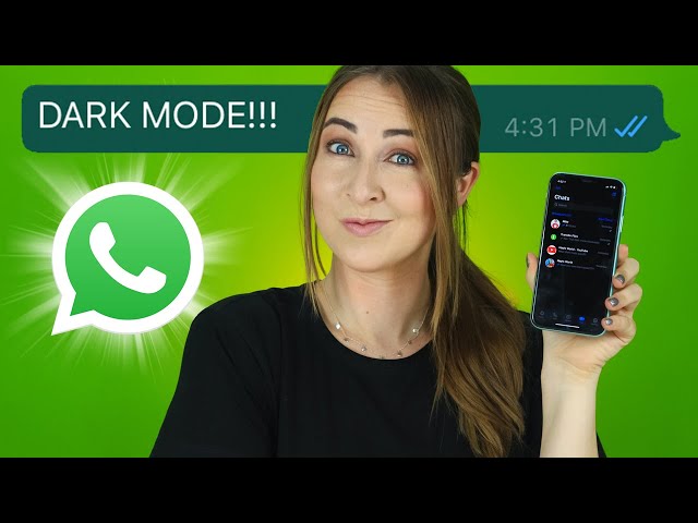 WhatsApp Dark Mode! | How to enable Android & iOS!!