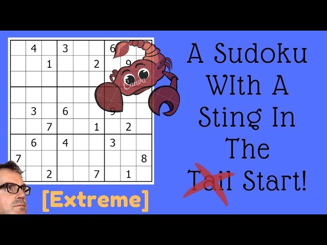 [Extreme] A Sudoku With A Sting In The Start!