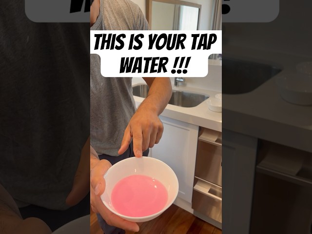 What’s in your tap water 🤯