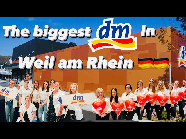 dm-drogerie market in Deutschland || The biggest dm in Weil am Rhein || Germany dm Shopping