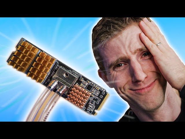 We Water Cooled an SSD!!