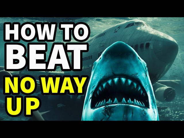 How To Beat THE SHARKS ON A PLANE in NO WAY UP