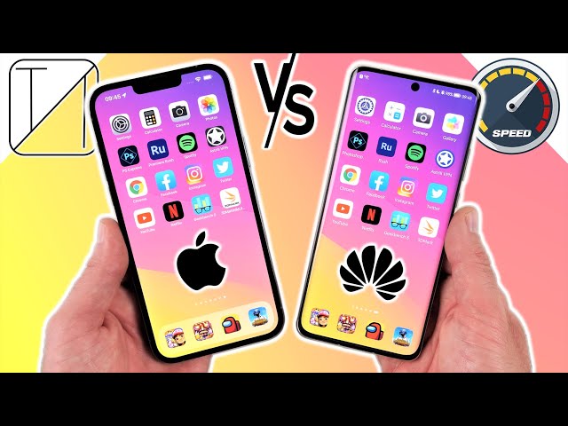 iPhone 13 Pro Max vs Huawei P50 Pro Speed Test