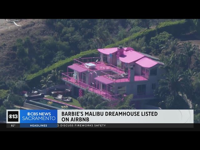 Barbie's Malibu Dreamhouse listed on Airbnb