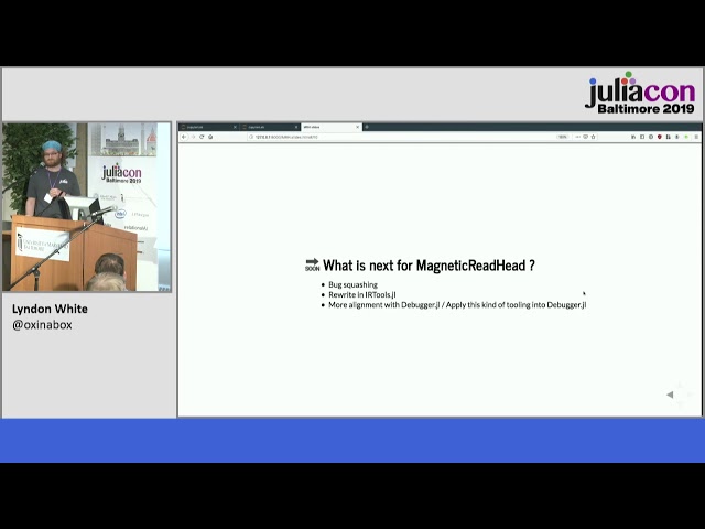 Building a Debugger With Cassette | Frames Catherine White | JuliaCon 2019