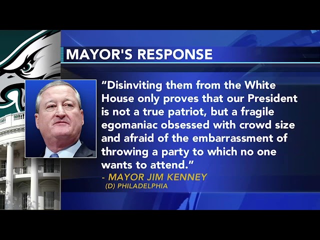 Mayor Kenney responds to President Trump disinviting Eagles