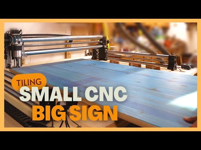 Magic of Tiling BIG Signs With a Small CNC - VCarve / Onefinity CNC