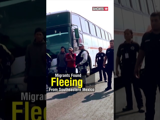About 400 U.S-Bound Migrants Fleeing From Mexico Found In 3 Abandoned Buses | N18S | #shorts
