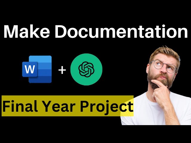 How to make Final year project documentation, using Chatgpt & Ms Word (in Hindi)
