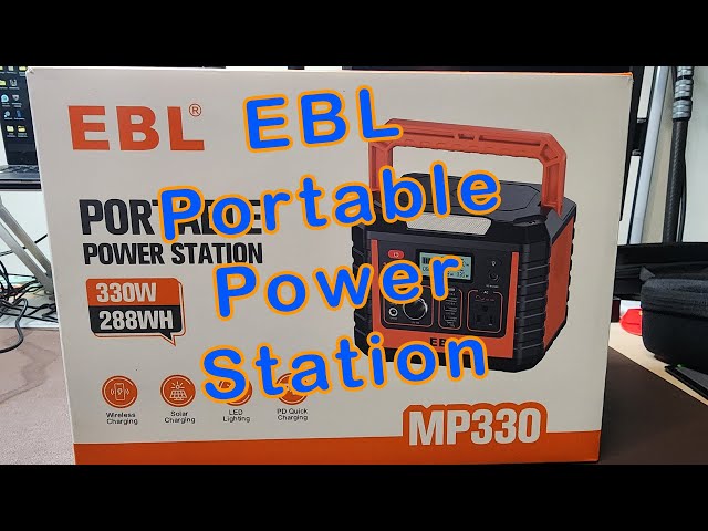 EBL Portable Power Station - 300w of Power