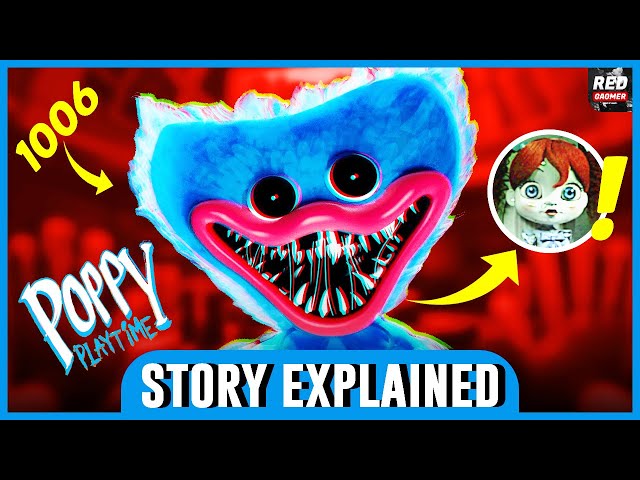Poppy Playtime Story Explained || Huggy Wuggy Details || Experiment 1006