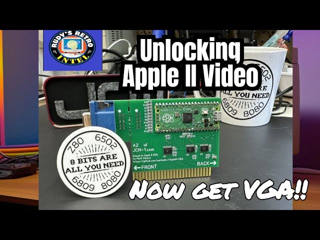 Unlock an Apple II or IIe Computer with VGA!