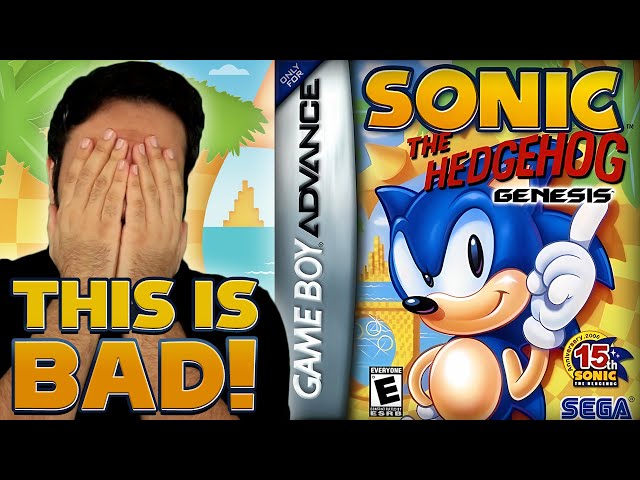 Sonic Genesis (GBA) - IT'S BAD! - LIVE