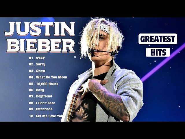 Justin Bieber Greatest Hits - Justin Bieber Songs Playlist 2024 - Best English Songs on Spotify