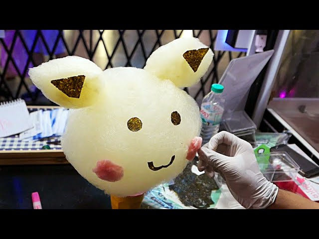 Amazing Cotton Candy Art - Pikachu Pokemon