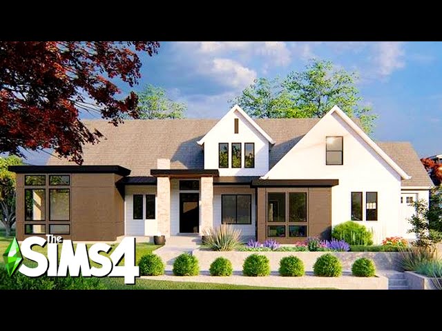 NEW PARENTS FIRST SUBURBAN HOME ~ Curb Appeal Recreation: Sims 4 Limited Pack Speed Build (no CC)