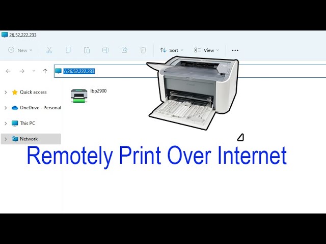 Connect to Your Printer from Internet - FREE