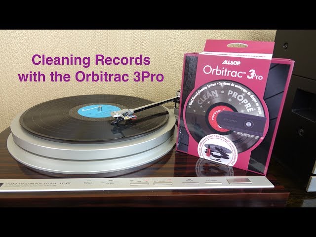 Cleaning Vinyl Records with the Orbitrac 3 Pro