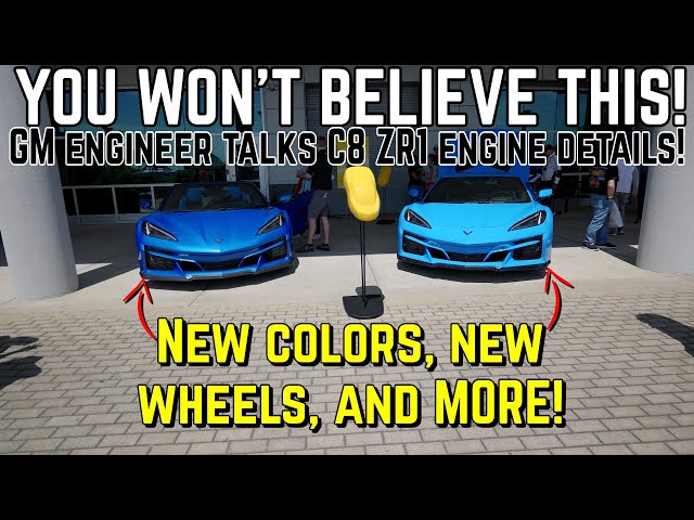 GM Engineer DROPS C8 Corvette ZR1 ENGINE DETAILS, New C8 Colors, and MORE! NCM Bash 2024!