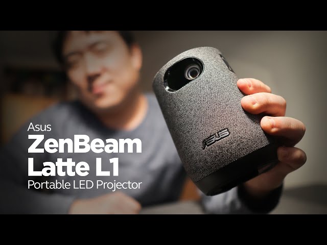 Asus ZenBeam Latte L1 - Portable LED Projector Unboxing & Testing For Professional Use