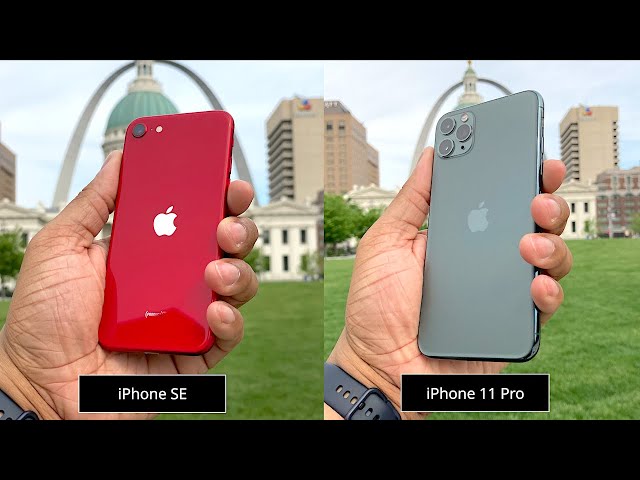 iPhone SE vs iPhone 11 Pro Camera Comparison!