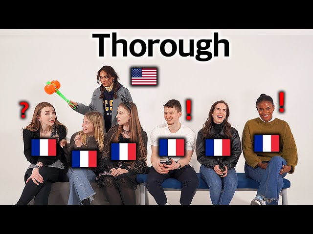 French People Try to Pronounce Difficult English Words!