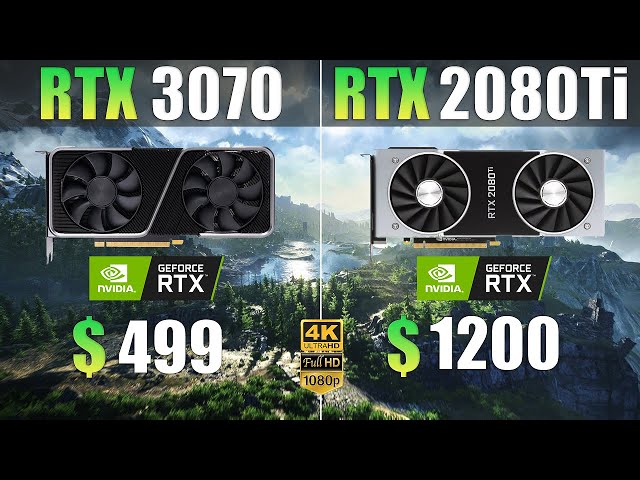 RTX 3070 vs RTX 2080 Ti // Test in 1080p and 4k