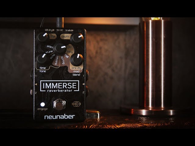 Neunaber Immerse Reverberator MkII - Stereo Demo (Use Headphones)