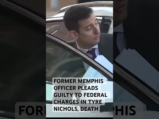 Former Memphis officer pleads guilty to federal charges in Tyre Nichols’ death #TyreNichols