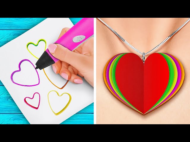 CRAFTS WITH 3D PEN AND EPOXY RESIN | Cool DIY Ideas And Amazing Jewelries
