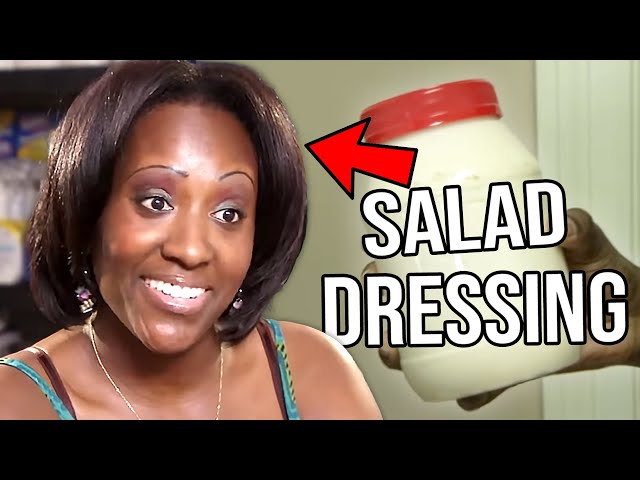 Woman Takes Lessons From Big Ed And Uses Salad Dressing As Hair Conditioner To Save Money