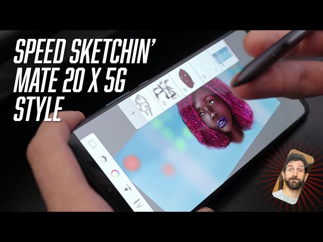 Huawei Mate 20 X 5G speed sketch + M-Pen review ✍️