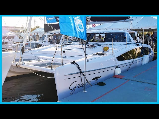 108. The MOST AFFORDABLE Performance Cruising Catamaran Under 40' [Full Tour] Learning the Lines