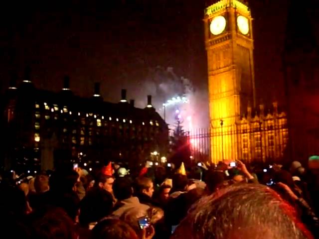 Pokaz ogni Nowy Rok 2008 Londyn