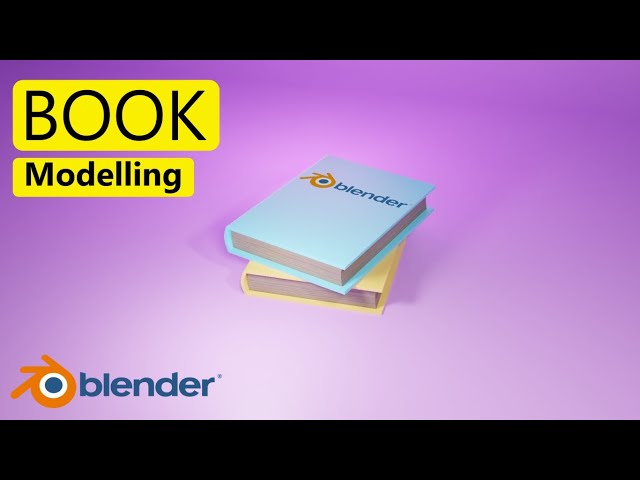 How to create a book in Blender | Modeling tutorial in blender