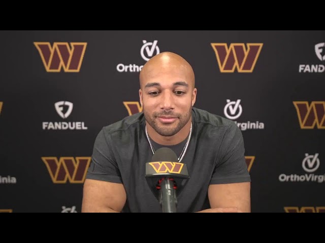 RB Austin Ekeler Meets the Media After Signing as a Washington Commander