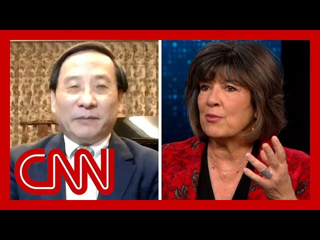 Amanpour pushes former Beijing official on China's lockdown and vaccine