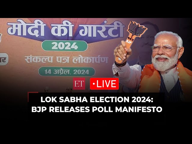 Lok Sabha Election 2024: BJP releases poll manifesto | LIVE
