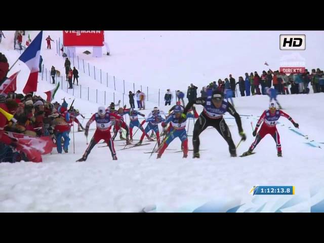 Men's 30 Km Skiathlon Val di Fiemme 2013  - Incredible Dario Cologna