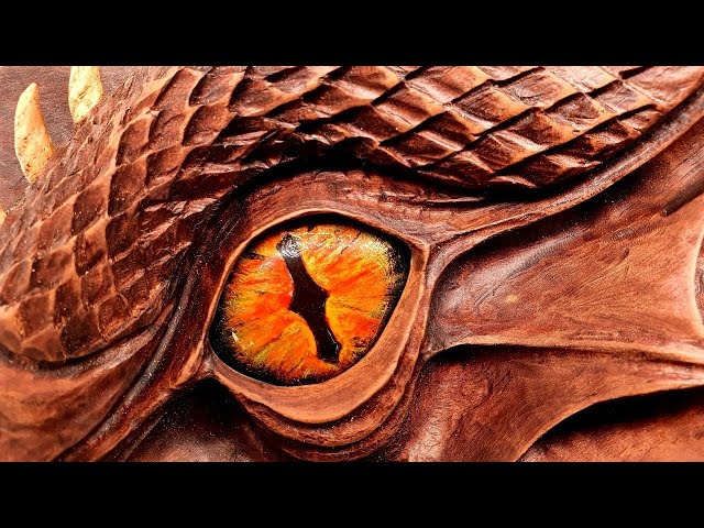 Carving Dragon Scales | Dremel, Kutzall and other burrs