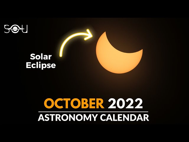 Don't Miss These Astronomy Events In October 2022 | Meteor Shower | Solar Eclipse | Mars Retrograde