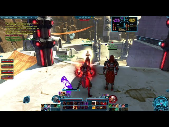 SWTOR Arena 20-04-24 Marauder (Shae Vizla: I seem to be getting melted on this server)